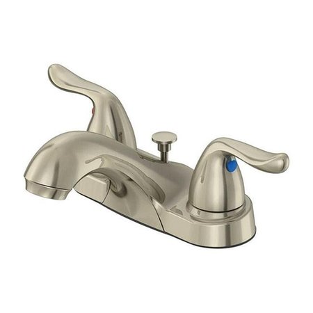 OAKBROOK COLLECTION Oakbrook F512C033ND-ACA1 Pacifica Series Brushed Nickel Two Handle Lavatory Faucet Quick Connect Pop-Up 4548046